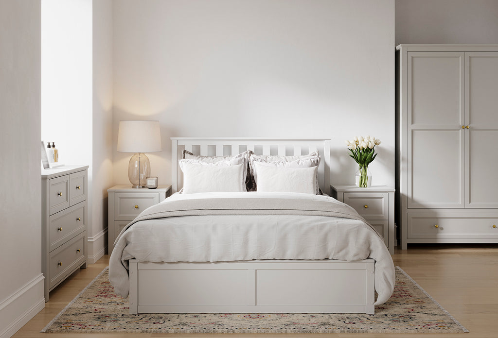 Oxford Kingsize Bed White