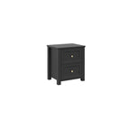 IVES BLACK BEDSIDE CABINET