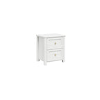 IVES WHITE BEDSIDE CABINET