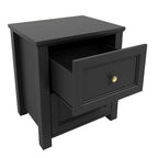 IVES BLACK BEDSIDE CABINET