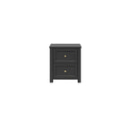 IVES BLACK BEDSIDE CABINET