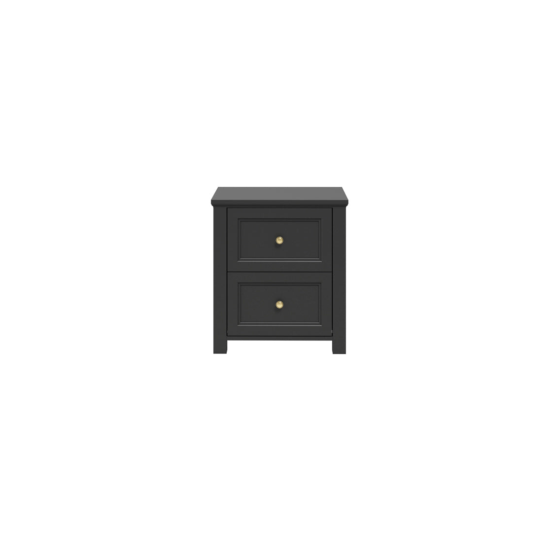 IVES BLACK BEDSIDE CABINET