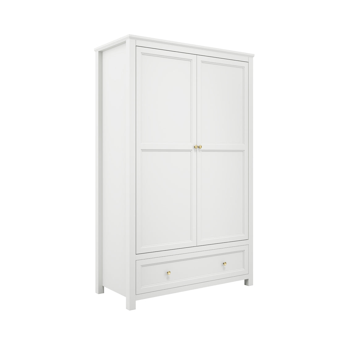 IVES WHITE 2 DOOR WARDROBE