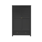 IVES BLACK 2 DOOR WARDROBE