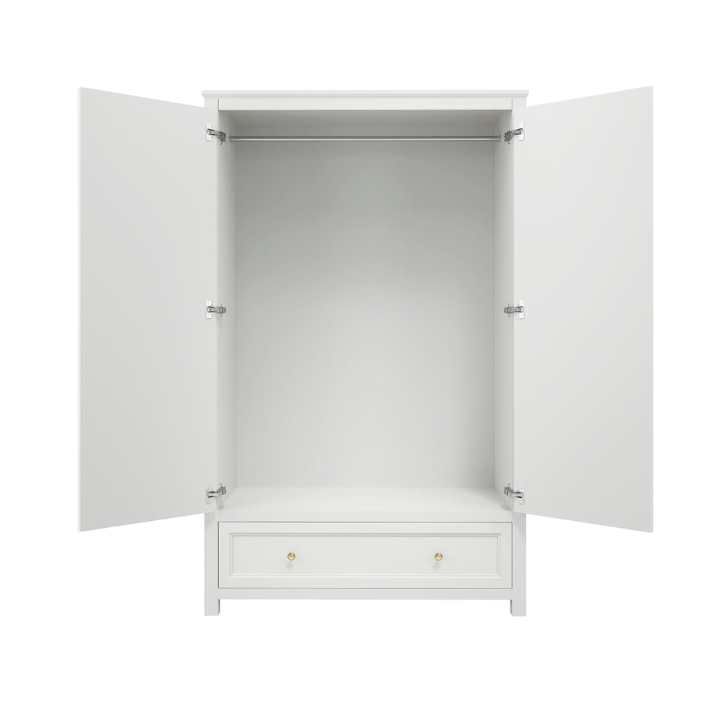 IVES WHITE 2 DOOR WARDROBE