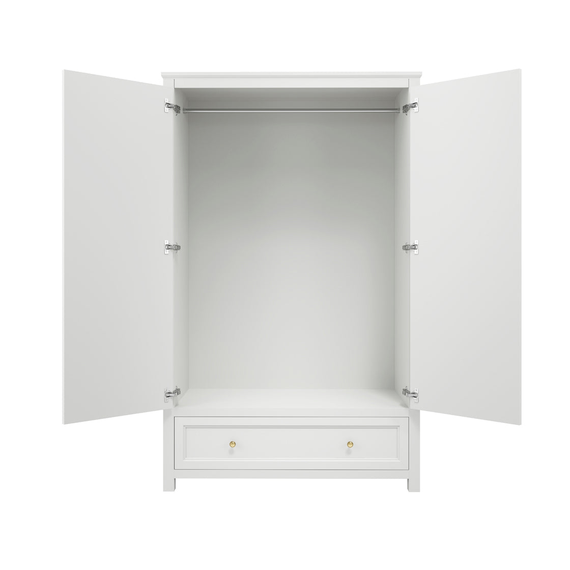 IVES WHITE 2 DOOR WARDROBE
