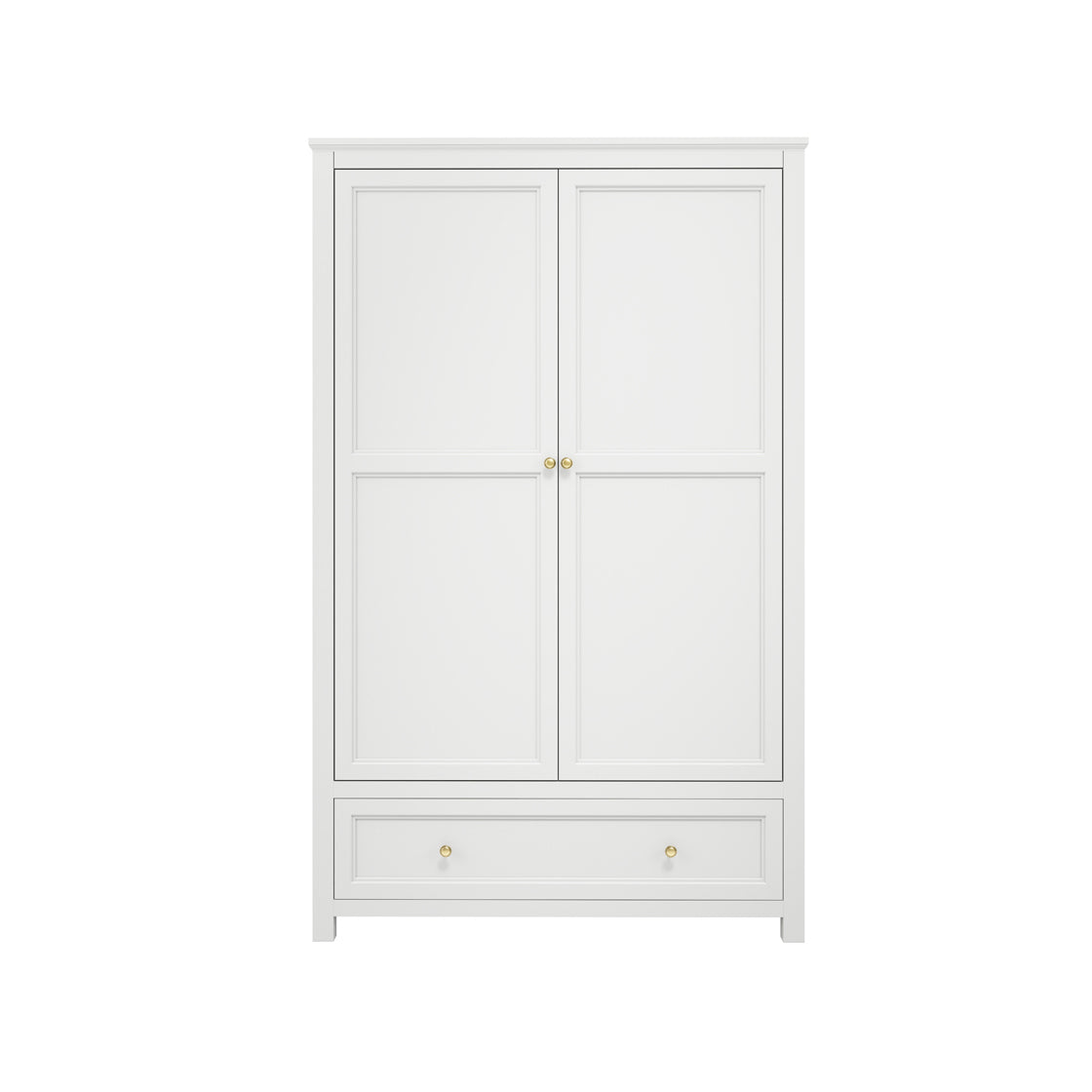 IVES WHITE 2 DOOR WARDROBE