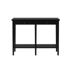 JACKSON MATTE BLACK CONSOLE TABLE