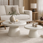 Emilia Coffee & End Table White