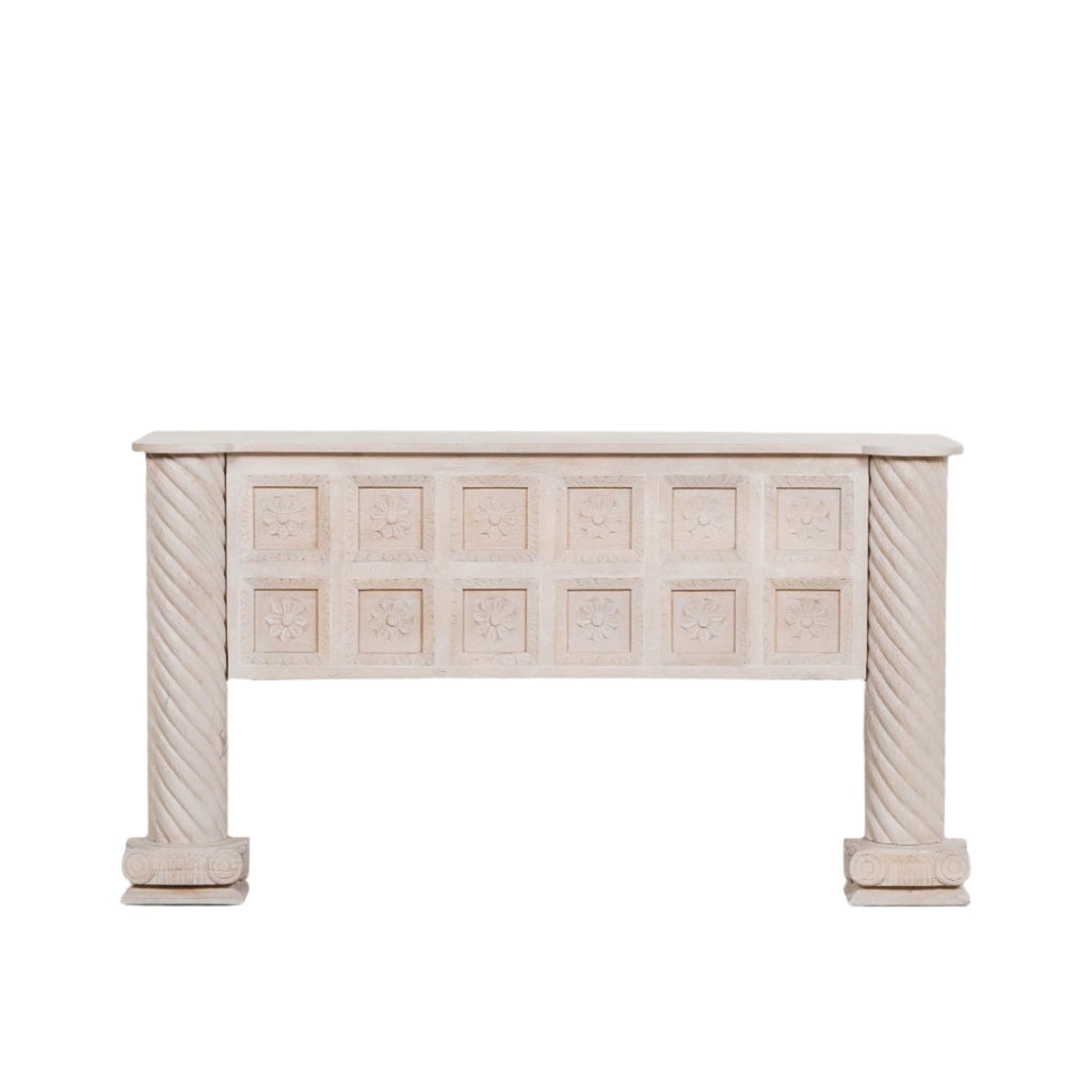 Blanchie Wooden Shop Reception Desk Console Unit