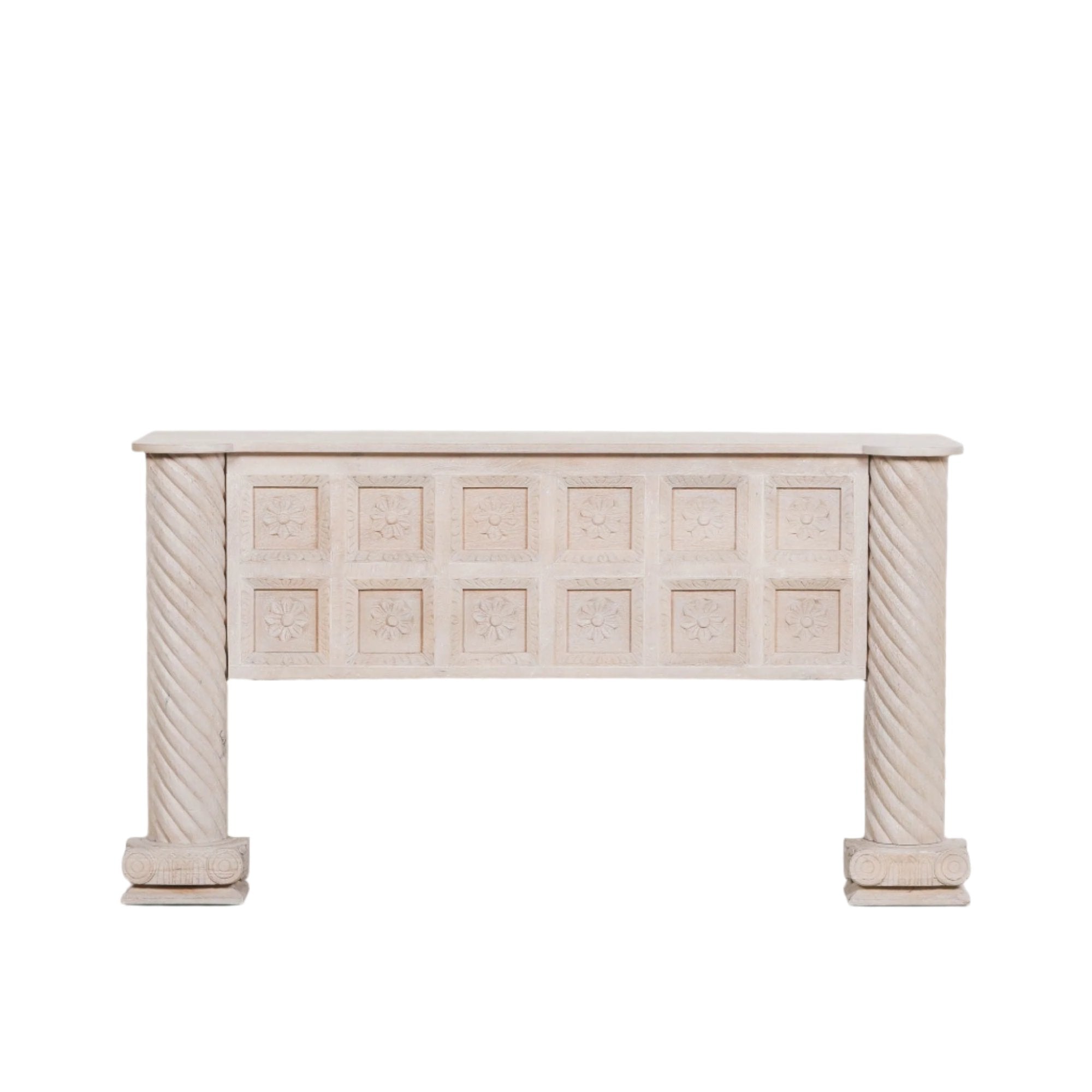 Blanchie Wooden Shop Reception Desk Console Unit