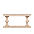180cm Wooden Console Table with Drawers
