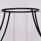 Black Iron 5ft King Size Poster Bed