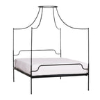 Black Iron 5ft King Size Poster Bed