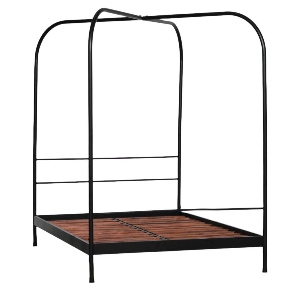 Metropolitan Black 5ft King Size Poster Bed
