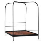 Metropolitan Black 5ft King Size Poster Bed