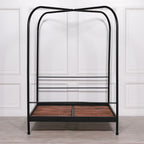 Metropolitan Black 5ft King Size Poster Bed