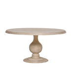 Blanche Wooden Round Dining Table 152cm