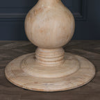 Blanche Wooden Round Dining Table 152cm