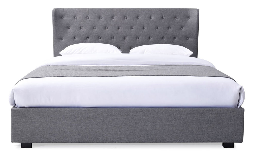 Grey King Size Kensington Ottoman Bed