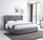 Grey King Size Kensington Ottoman Bed