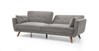 Grey Velvet Oslo Sofa Bed