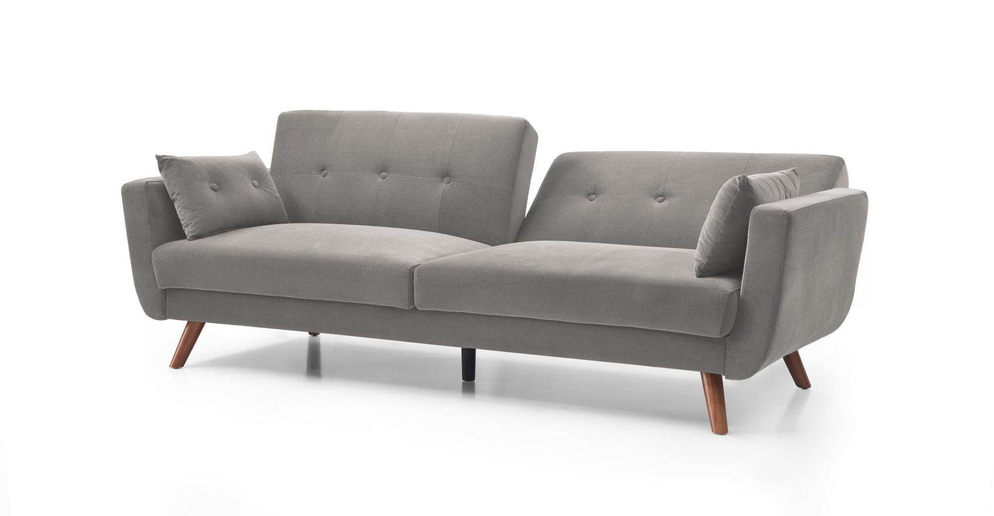 Grey Velvet Oslo Sofa Bed