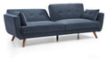 Athena Ink Velvet Oslo Sofa Bed
