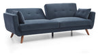Athena Ink Velvet Oslo Sofa Bed