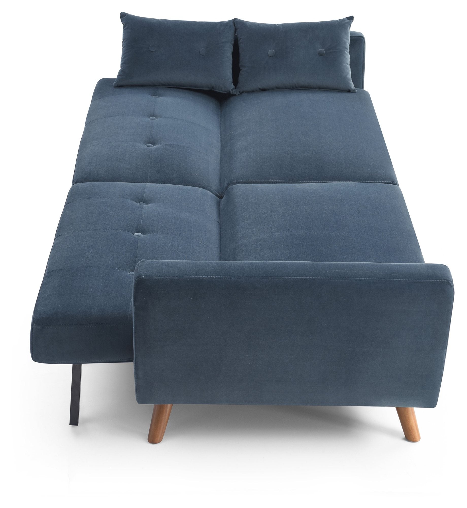 Athena Ink Velvet Oslo Sofa Bed