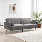 Grey Velvet Oslo Sofa Bed