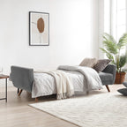 Grey Velvet Oslo Sofa Bed