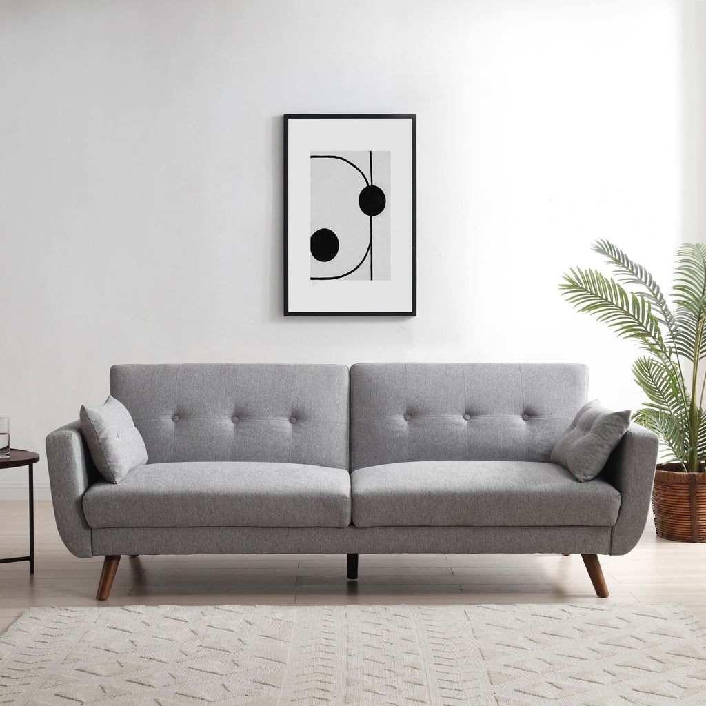 Grey Velvet Oslo Sofa Bed