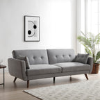 Grey Velvet Oslo Sofa Bed