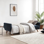Athena Ink Velvet Oslo Sofa Bed