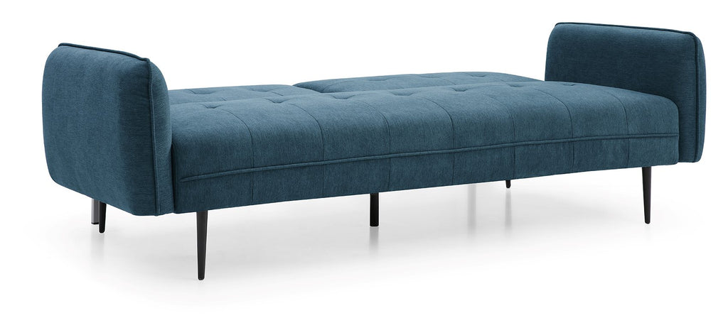 Themis Blue Soft Textured Weave Erik Sofa Bed