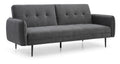 Themis Grey Soft Textured Weave Erik Sofa Bed