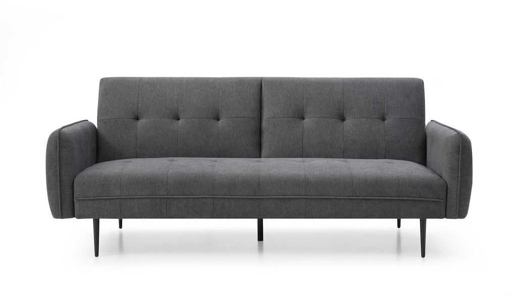 Themis Grey Soft Textured Weave Erik Sofa Bed