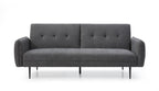 Themis Grey Soft Textured Weave Erik Sofa Bed
