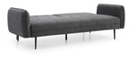 Themis Grey Soft Textured Weave Erik Sofa Bed