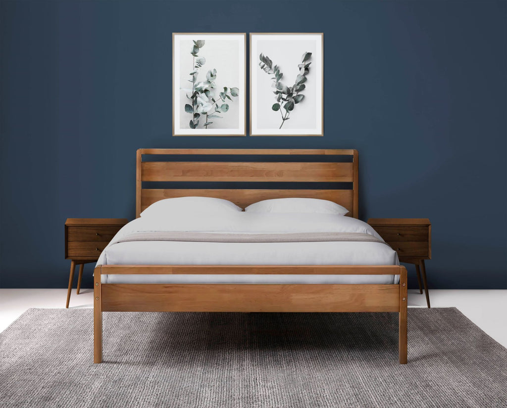 Single Skandi Mid Century Bed
