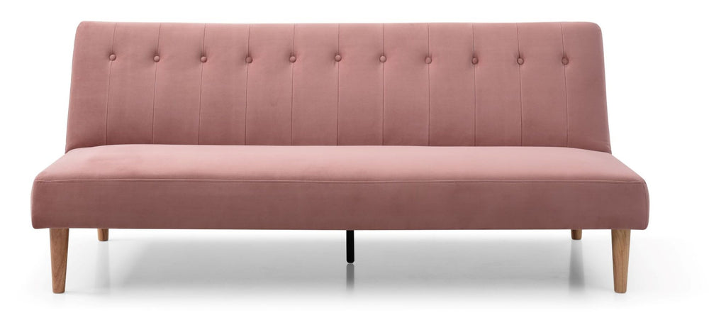 Athena Dusky Pink Velvet Corin Sofa Bed