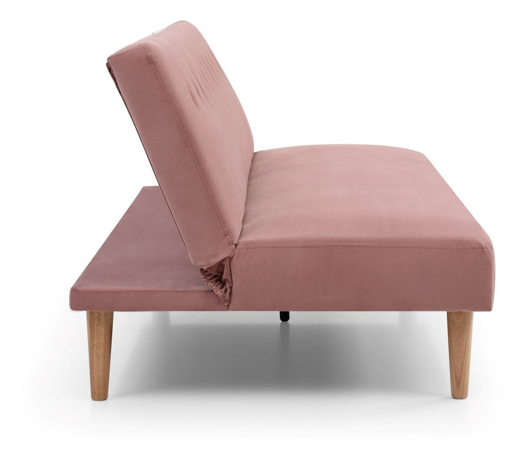 Athena Dusky Pink Velvet Corin Sofa Bed