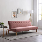 Athena Dusky Pink Velvet Corin Sofa Bed