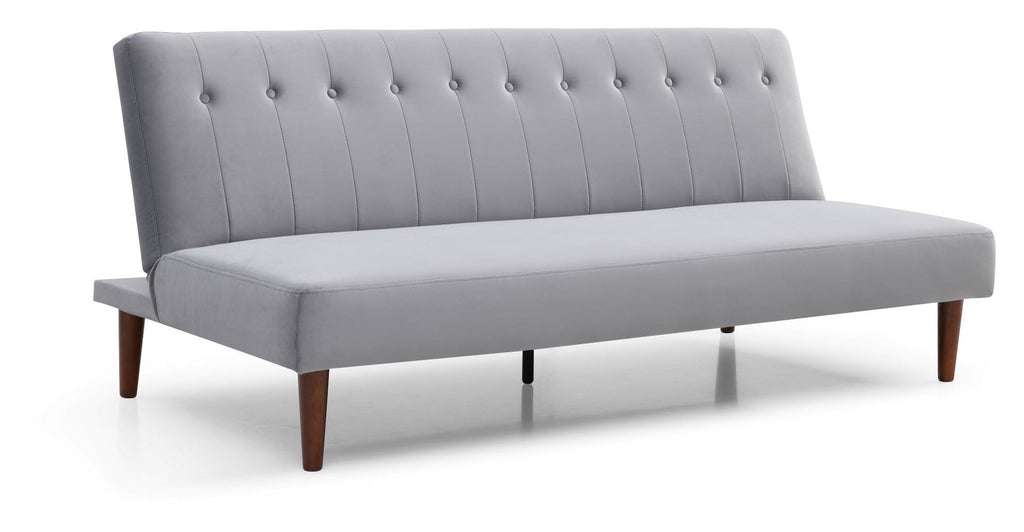 Athena Grey Velvet Corin Sofa Bed
