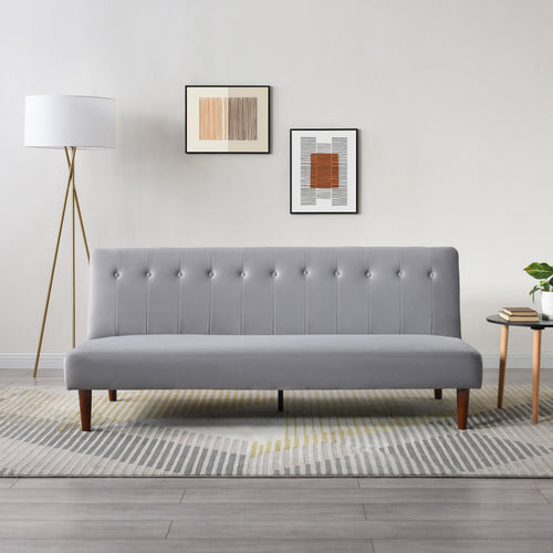 Athena Grey Velvet Corin Sofa Bed