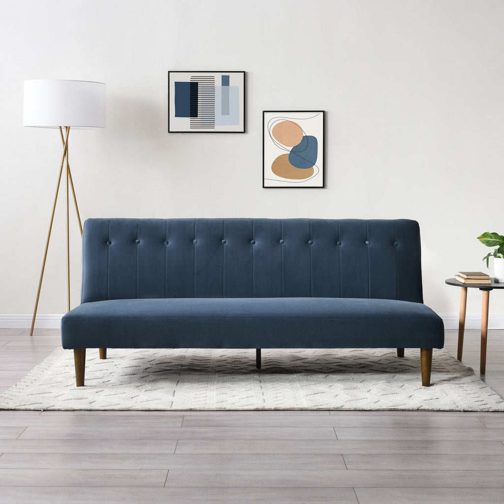 Athena Ink Velvet Corin Sofa Bed