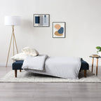 Athena Ink Velvet Corin Sofa Bed