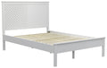 King Size Painted Shaker Chevron Bed