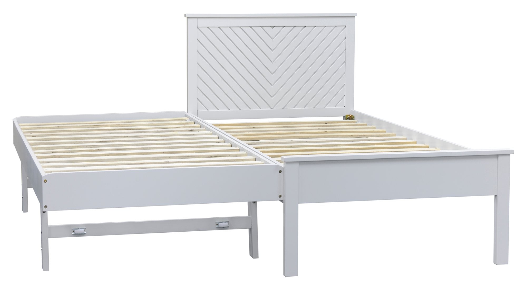 Painted Chevron Guest Bed